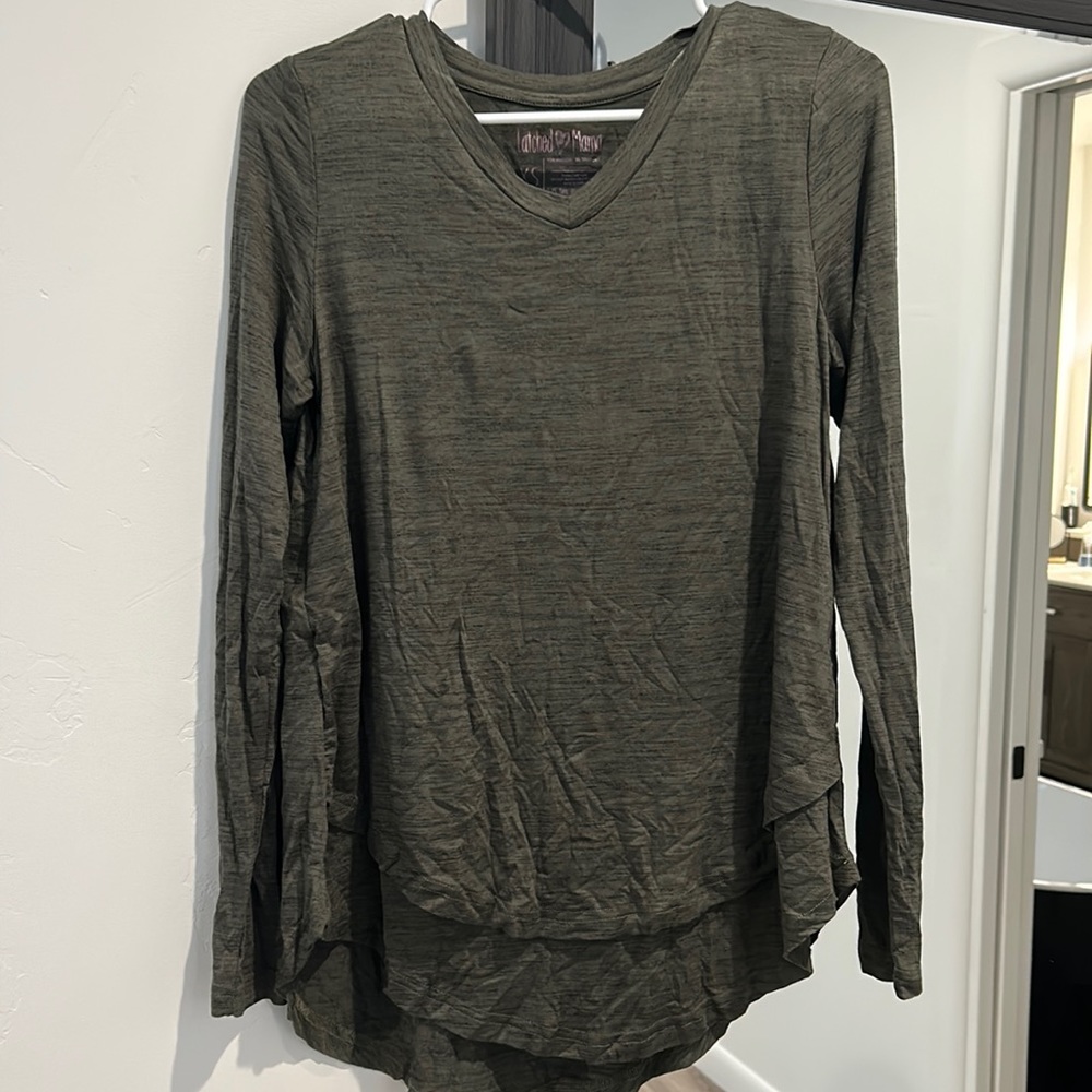 Latched Mama Long Sleeve V-Neck Tee